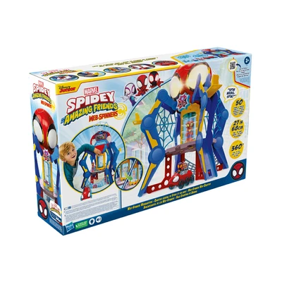 Gambar Spidey Amazing Friends Playset Web Spinners Web Quarters F6723