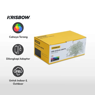 Gambar Krisbow 3 Mtr Lampu Hias LED Icicle 11 Watt Rgb