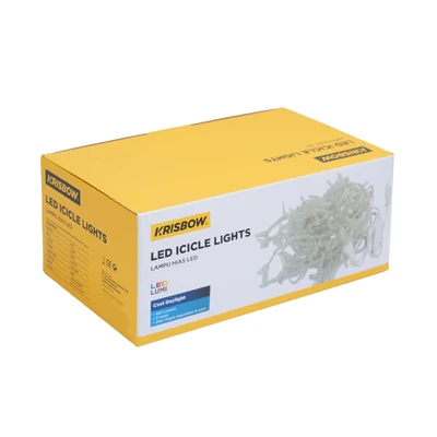 Gambar Krisbow 3 Mtr Lampu Hias LED Icicle 7.2 Watt Cool Daylight