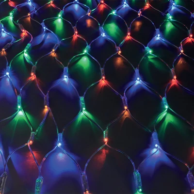 Gambar Krisbow 2 Mtr Lampu Hias LED Net 17.5 Watt Rgb