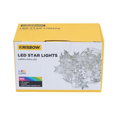 Gambar Krisbow 5 Mtr Lampu Hias LED Star 2.6 Watt Rgb