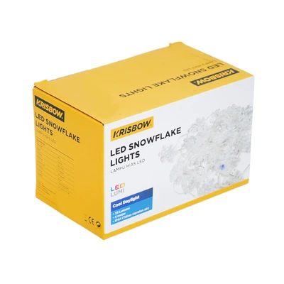 Gambar Krisbow 5 Mtr Lampu Hias LED Snowflake 2.6 Watt - Putih