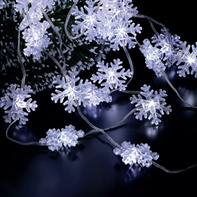 Gambar Krisbow 5 Mtr Lampu Hias LED Snowflake 2.6 Watt - Putih
