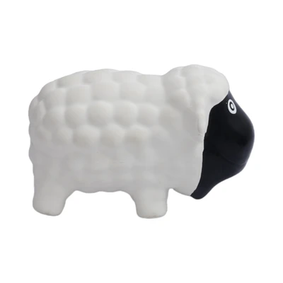 Gambar Paws N Tail Mainan Anjing Latex Squaker Sheep - Putih