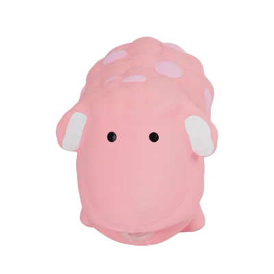 Gambar Paws N Tail Mainan Anjing Latex Squaker Sheep - Pink
