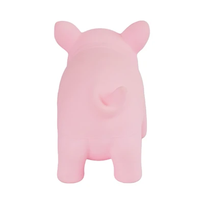Gambar Paws N Tail Mainan Anjing Latex Squaker Piggy - Pink