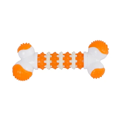 Gambar Paws N Tail Ukuran S Mainan Anjing Tpr Bone Chew - Oranye