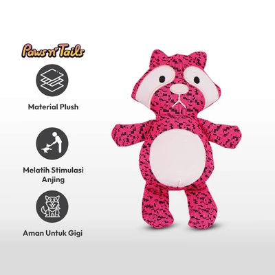 Gambar Paws N Tail Hunting Mainan Anjing Plush Skunk