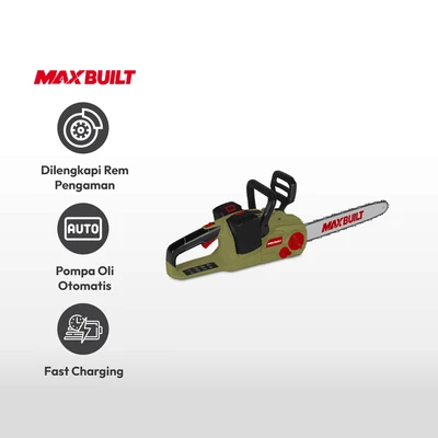 Gambar Maxbuilt Mesin Gergaji Potong Cordless 40 Volt & Baterai