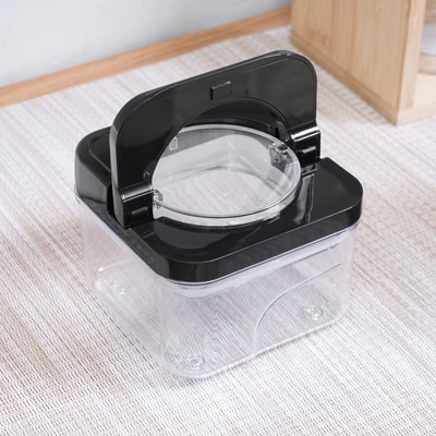 Gambar Informa Sally Stoples Plastik 370 ml Transparan - Hitam