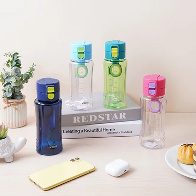 Gambar Kris 450 Ml Botol Minum Tutup Pop Up - Biru Navy