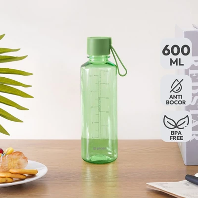 Gambar Picas Nako Botol Minum Plastik 600 ml - Hijau