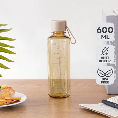 Gambar Picas Nako Botol Minum Plastik 600 ml - Krem