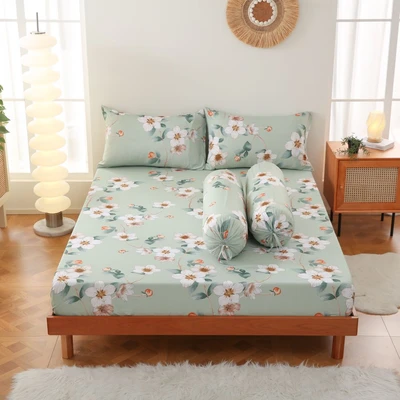 Gambar Sleeplite 180x200 Set 5 Pcs Seprai King Microfiber Flower Aya