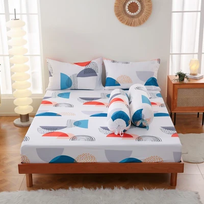 Gambar Sleeplite 180x200 Set 5 Pcs Seprai King Microfiber Abstrak Koa