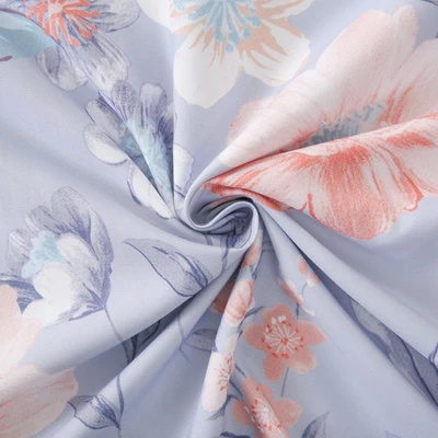 Gambar Sleeplite 180x200 cm Set 5 Pcs Seprai King Microfiber Flower Zoe