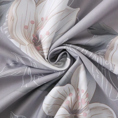 Gambar Sleeplite 180x200 cm Set 5 Pcs Seprai King Microfiber Flower Blair