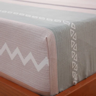 Gambar Sleeplite 180x200 cm Set 5 Pcs Seprai King Microfiber Stripe Zen