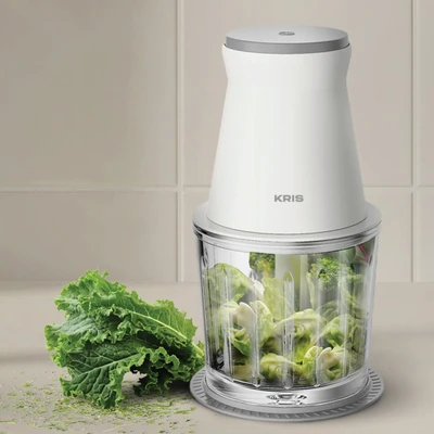 Gambar Kris Mini Chopper Kaca 600 ml 200 watt - Putih