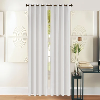 Gambar Informa Gorden Faux Linen 140x250 cm Set 2 pcs - Beige