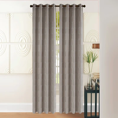 Gambar Informa Gorden Crepe Mix Line 140x250 cm Set 2 pcs - Krem Beige
