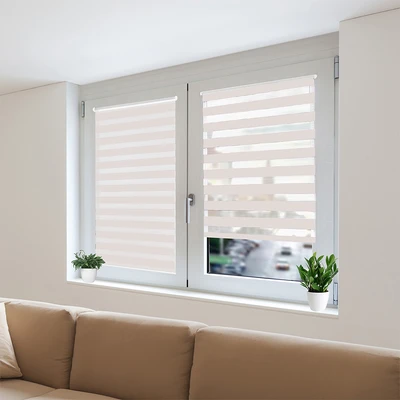 Gambar Informa Roller Blind Day Night 60x160 cm B07 - Krem Beige