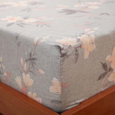 Gambar Sleeplite 180x200 cm Set 5 Pcs Seprai King Microfiber Flower Amy