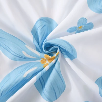 Gambar Sleeplite 180x200 cm Set 5 Pcs Seprai King Microfiber Flower Abby