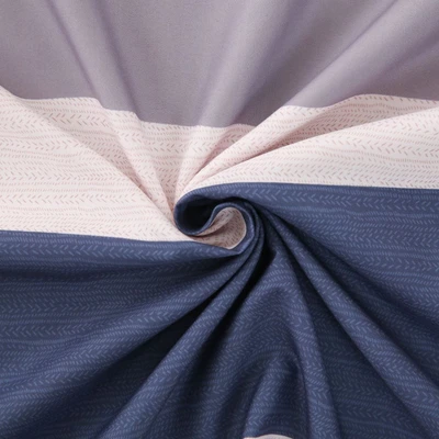 Gambar Sleeplite 180x200 cm Set 5 Pcs Seprai King Microfiber Stripe Bora