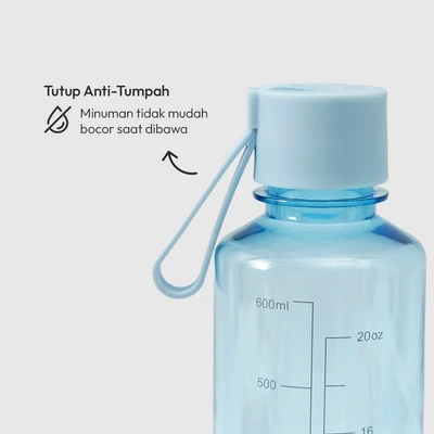 Gambar Picas Nako Botol Minum Tritan 600 ml - Biru