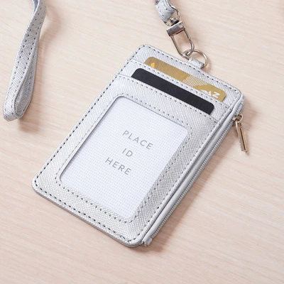 Gambar Ataru Holder Id Card Dengan Ritsleting - Silver