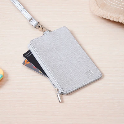 Gambar Ataru Holder Id Card Dengan Ritsleting - Silver