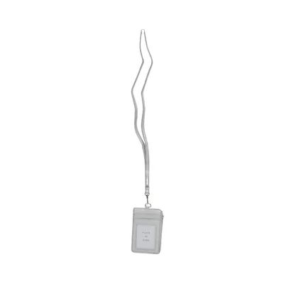 Gambar Ataru Holder Id Card Dengan Ritsleting - Silver