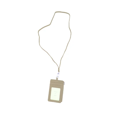 Gambar Ataru Id Card Holder Dengan Zipper - Cokelat Champagne