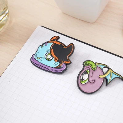 Gambar Ataru Pin Enamel Muklay Alfie Set 2 pcs