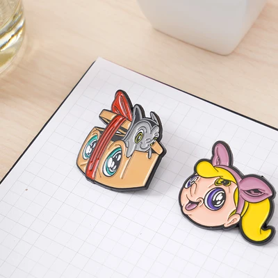 Gambar Ataru Pin Enamel Muklay Genie Set 2 pcs