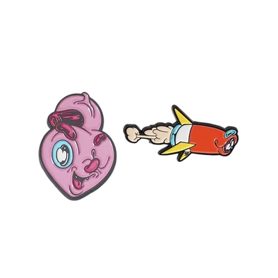 Gambar Ataru Pin Enamel Muklay Gigi Set 2 pcs