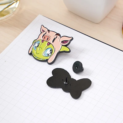 Gambar Ataru Pin Enamel Muklay Louie & Lexie Set 2 pcs