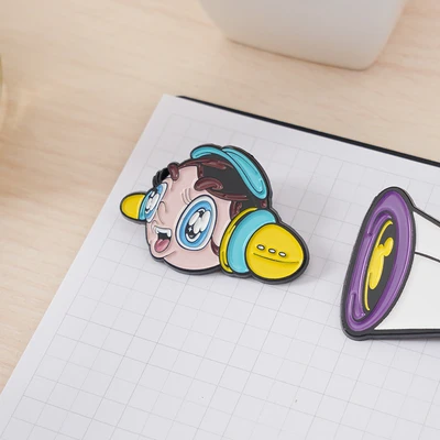 Gambar Ataru Pin Enamel Mulay Ollie Set 2 pcs
