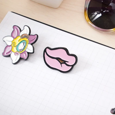 Gambar Ataru Pin Enamel Muklay Quinny Set 2 pcs