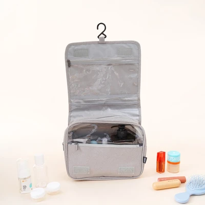 Gambar Ataru Tas Organizer Toiletry - Abu-abu Muda