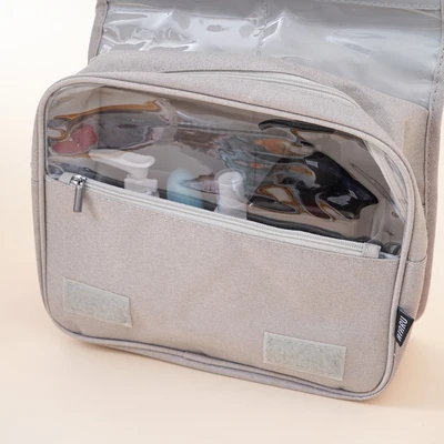 Gambar Ataru Tas Organizer Toiletry - Abu-abu Muda