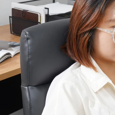 Gambar Informa Uzziel Kursi Kantor Sandaran Sedang - Hitam
