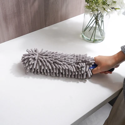 Gambar Proclean Kemoceng Chenille - Abu-Abu/Biru