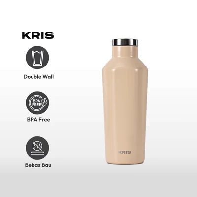 Gambar Kris 500 Ml Candy Botol Vacuum Flask - Krem Latte