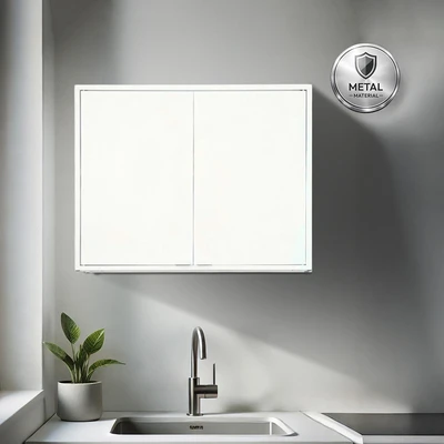 Gambar Informa Loris Kabinet Dinding Dapur Metal - Putih