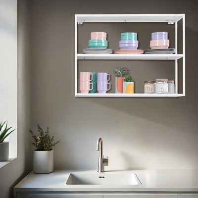 Jual Informa Loris Kabinet Dinding Dapur Metal Putih Terbaru | Ruparupa