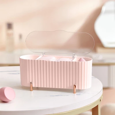 Gambar Stora Kotak Penyimpanan Kapas 21.4x8.6x9.1 cm - Pink