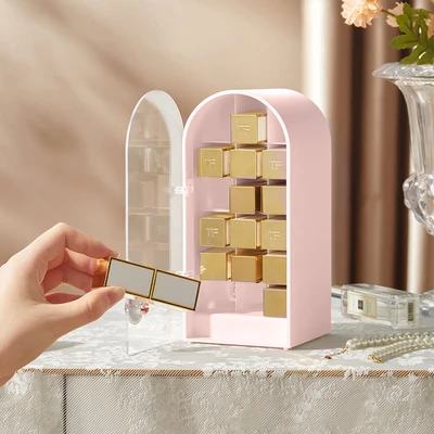 Gambar Stora Organizer Lipstik 9.3x9.5x20 cm - Pink