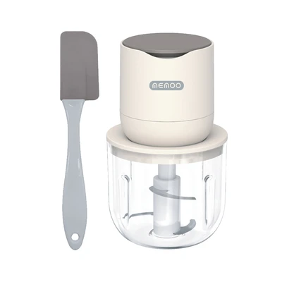 Gambar Memoo 600 Ml Mini Chopper Rechargeable - Putih